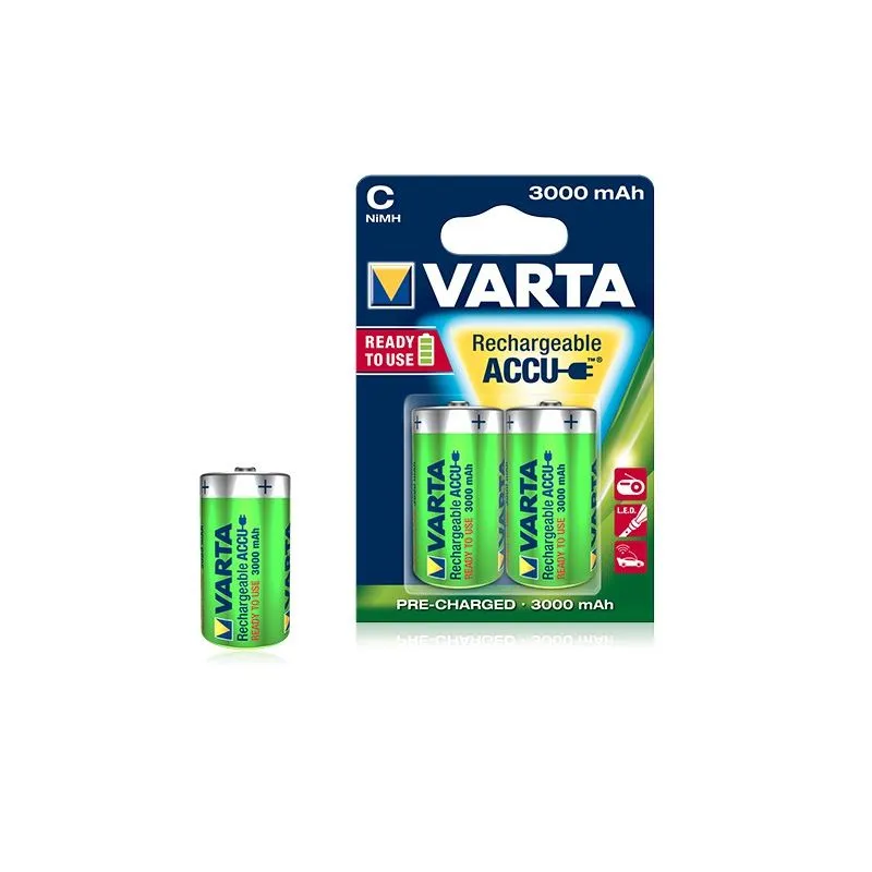 Die Wiederaufladbare batterie Varta C 3000 mAh