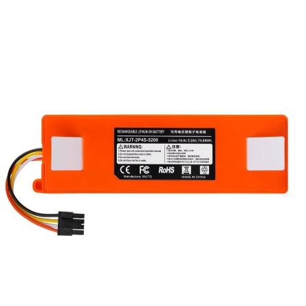 XIAOMI ROBOT ASPIRAPOLVERE BATTERIA ROBOROCK S5 S50 S51 S55 S6 S60 S61 5200MAH