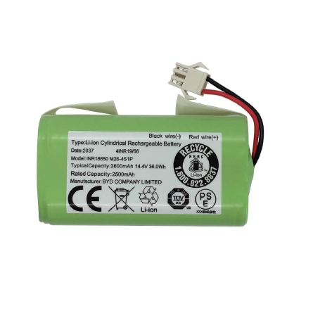 BATTERIA PER ROBOT ASPIRAPOLVERE ILIFE A4S 4S1P-004 VERDE 14.4V 2800MAH