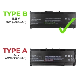Laptop-Akku für HP PAVILION 15-CX 15-CX0020NR L08855-855 HSTNN-IB8L SR03XL