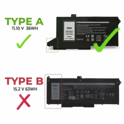 Batería para portátil DELL LATITUDE 5420 WY9DX