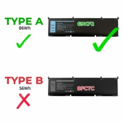 Batería para portátil DELL ALIENWARE M15 R3 R369KF2