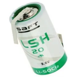 Lithium Batterie mit Anschlüssen oder Z-Laschen D Saft LSH 20 3.6V Li-SOCl2