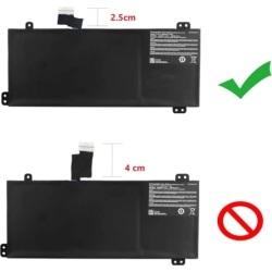 Batteria del computer portatile per MEDION AKOYA E6245 E6246 E6247 E6248 S6446 S6445 S15447 P15648 A31-M15