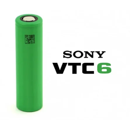 Celda de litio 18650 Sony Murata VTC6 3000mAh 30A INR18650