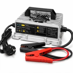 LiFePO4 30A Ladegerät für 12.8V Lithiumbatterien mit Klemmen