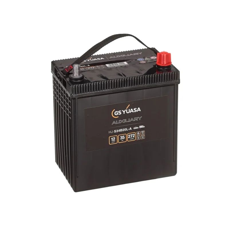 Yuasa HJ-S34B20L AGM-Zusatzbatterie 12V 35Ah 272A
