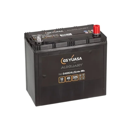 Batteria ausiliaria AGM Yuasa HJ-S46B24L(S) 12V 45Ah 325A