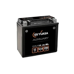 GS Yuasa GYAUX14 AGM-Zusatzbatterie 12V 12,6Ah 200A (WC)
