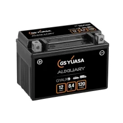 GS Yuasa GYAUX9 AGM-Zusatzbatterie 12V 8,4Ah 120A (WC)