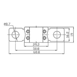 Mega-Fuse 400a/32v (Pack 5)