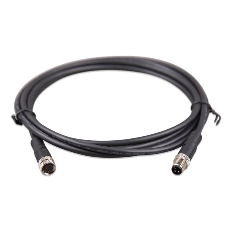 Cable Victron Con Conector Circular M8 Macho/Hembra 3 Polos 5m (2 Uds) (ASS030560500)