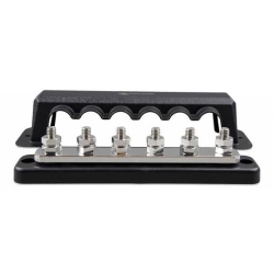 BUSBar Victron 250a 2p con 6 Tornillos + Cubierta