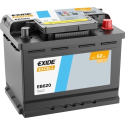 Batería Exide Excell EB620 62Ah