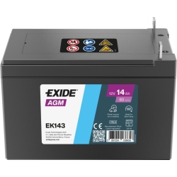 Batería Exide Auxiliar EK143 14Ah