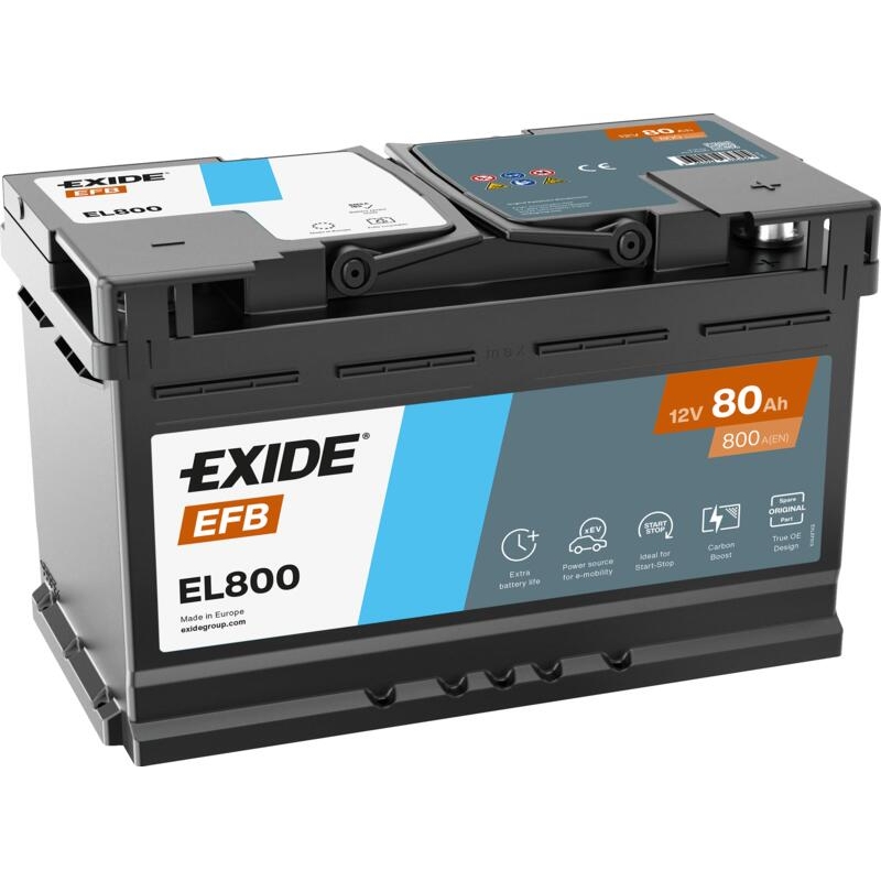 Exide EL800 Start-Stopp EFB Batterie 80Ah