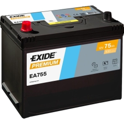 Batteria Exide Premium EA755 75Ah