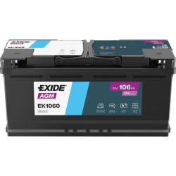 Batteria Exide EK1060 Start-Stop AGM 106Ah