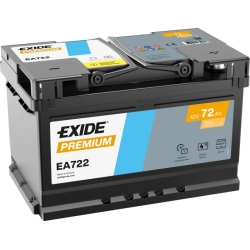 Batteria Exide Premium EA722 72Ah