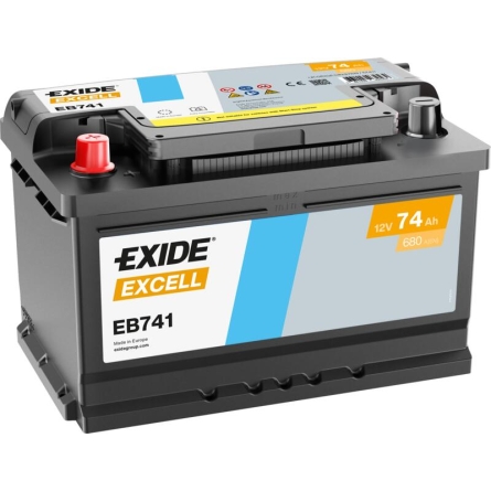 Batteria Exide Excell EB741 74Ah