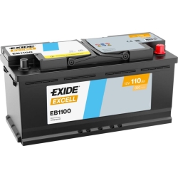 Batteria Exide Excell EB1100 110Ah