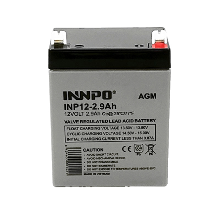 Batería Plomo AGM 12V 2.9Ah