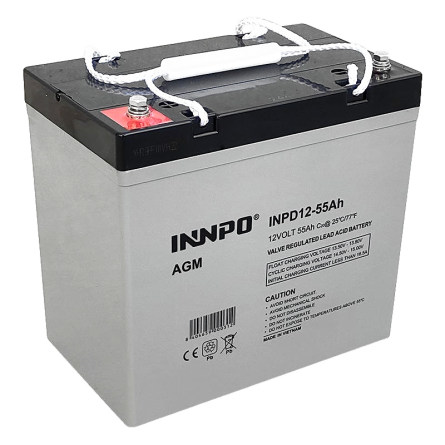 Blei-Säure AGM Batterie 12V 55Ah