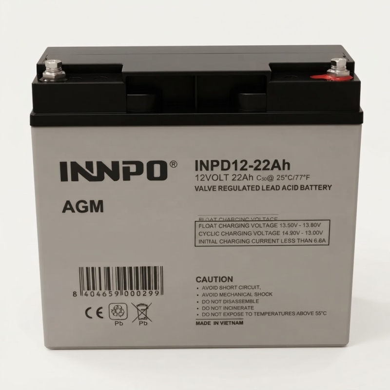Blei-Säure AGM Batterie 12V 22Ah