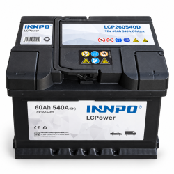 Batería INNPO LCPower 60Ah 540A