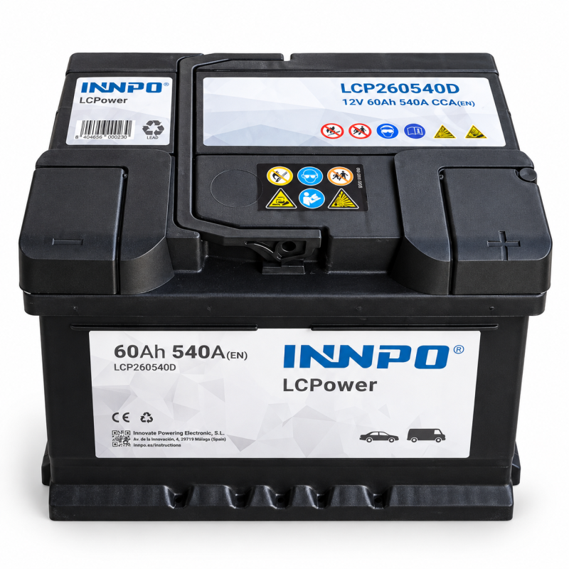 Batería INNPO LCPower 60Ah 540A