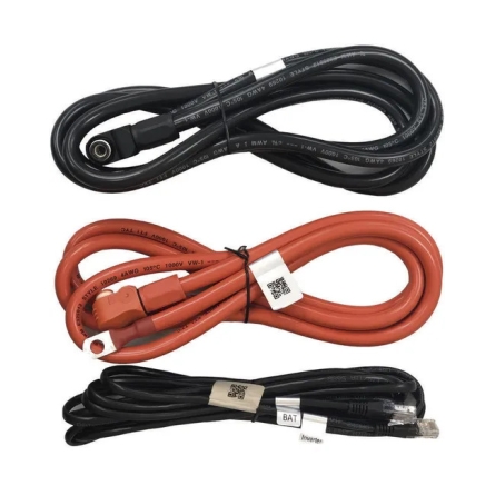 Kit cavi batteria Pylontech 2 m 25 mm² con cavo RJ45 BMS