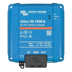 Cargador booster DC-DC Victron Orion XS 1400, vista superior.