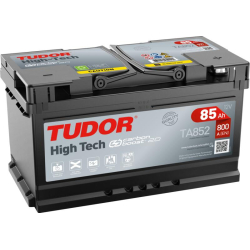 Tudor High-Tech TA852 12V 85Ah 800A, 315 × 175 × 175 mm, Positivo a la derecha