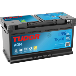 Tudor AGM TK960 12V 96Ah 850A, 353 × 175 × 190 mm, Positivo a la derecha