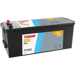 Tudor SHD PRO TF1453 12V 145Ah 900A, 513 × 189 × 223 mm, Esquema de polaridad: ETN 3