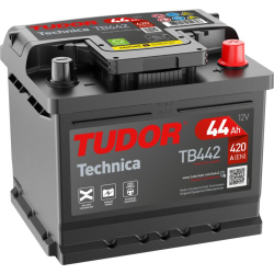 Tudor Technica TB442 12V 44Ah 420A, 207 × 175 × 175 mm, Positivo a la derecha