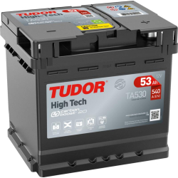 Tudor High-Tech TA530 12V 53Ah 540A, 207 × 175 × 190 mm, Positivo a la derecha