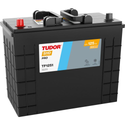 Tudor SHD PRO TF1251 12V 125Ah 850A, 349 × 175 × 285 mm, Positivo a la izquierda