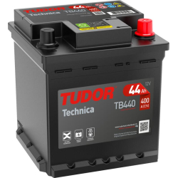 Tudor Technica TB440 12V 44Ah 400A, 175 × 175 × 190 mm, Positivo a la derecha