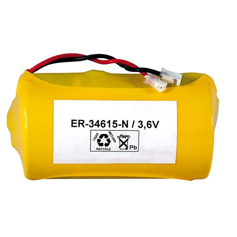 Batería Litio ER34615 cable y conector