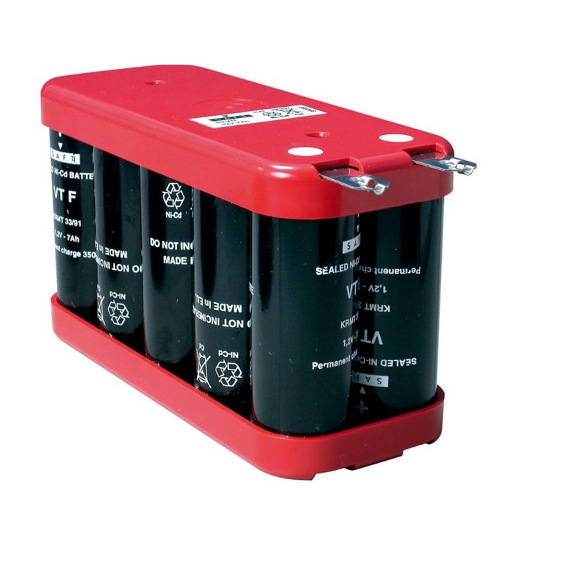 Batería Saft 12V 7000mah Ni-Cd