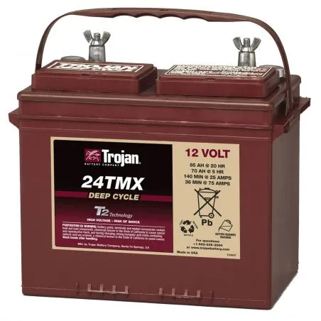 Batería de Plomo-Ácido 12V 85Ah Trojan 24TMX Ciclo Profundo