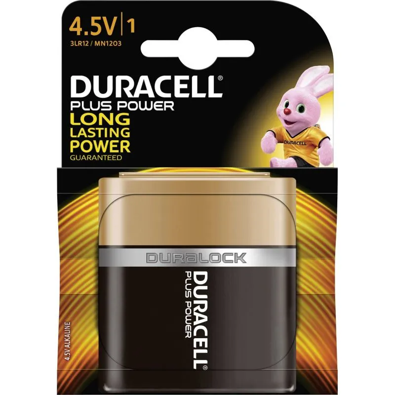 Duracell 4.5V 3LR12 MN1203 Alkaline Batterien Plus Power (1 Stück)