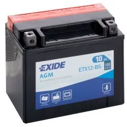 Batería Exide AGM ETX12-BS