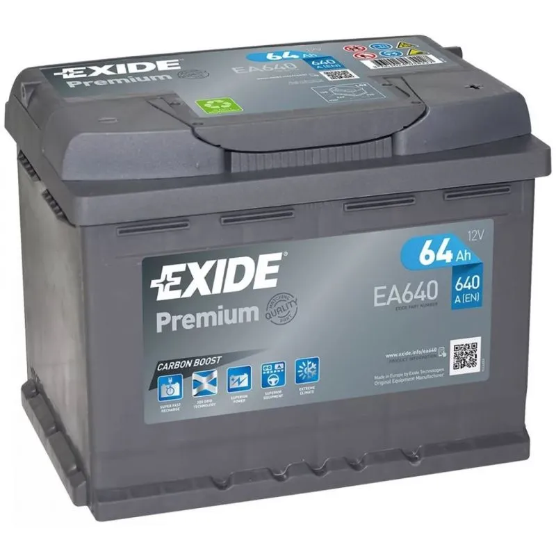 Batería Exide Premium EA640