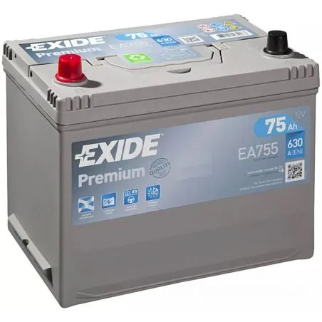 Batteria Exide Premium EA755