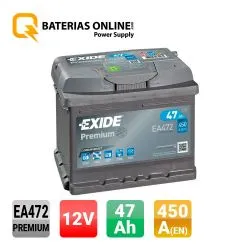 Batería Exide Premium EA472