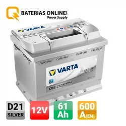Batería Varta D21 61Ah