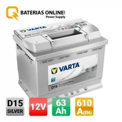 Batería Varta D15 63Ah