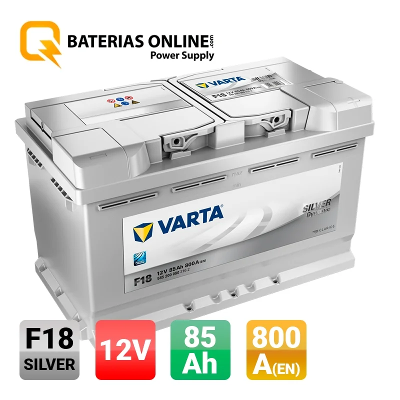 Bateria coche 85Ah 800A (EN) 12v - Baterías online
